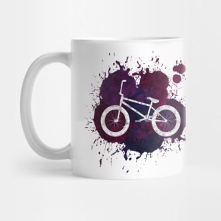BMX Bike Paint Splatters Mug